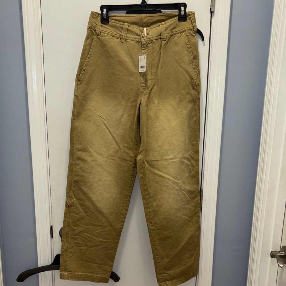 Free People Tan pants size 4 NWT